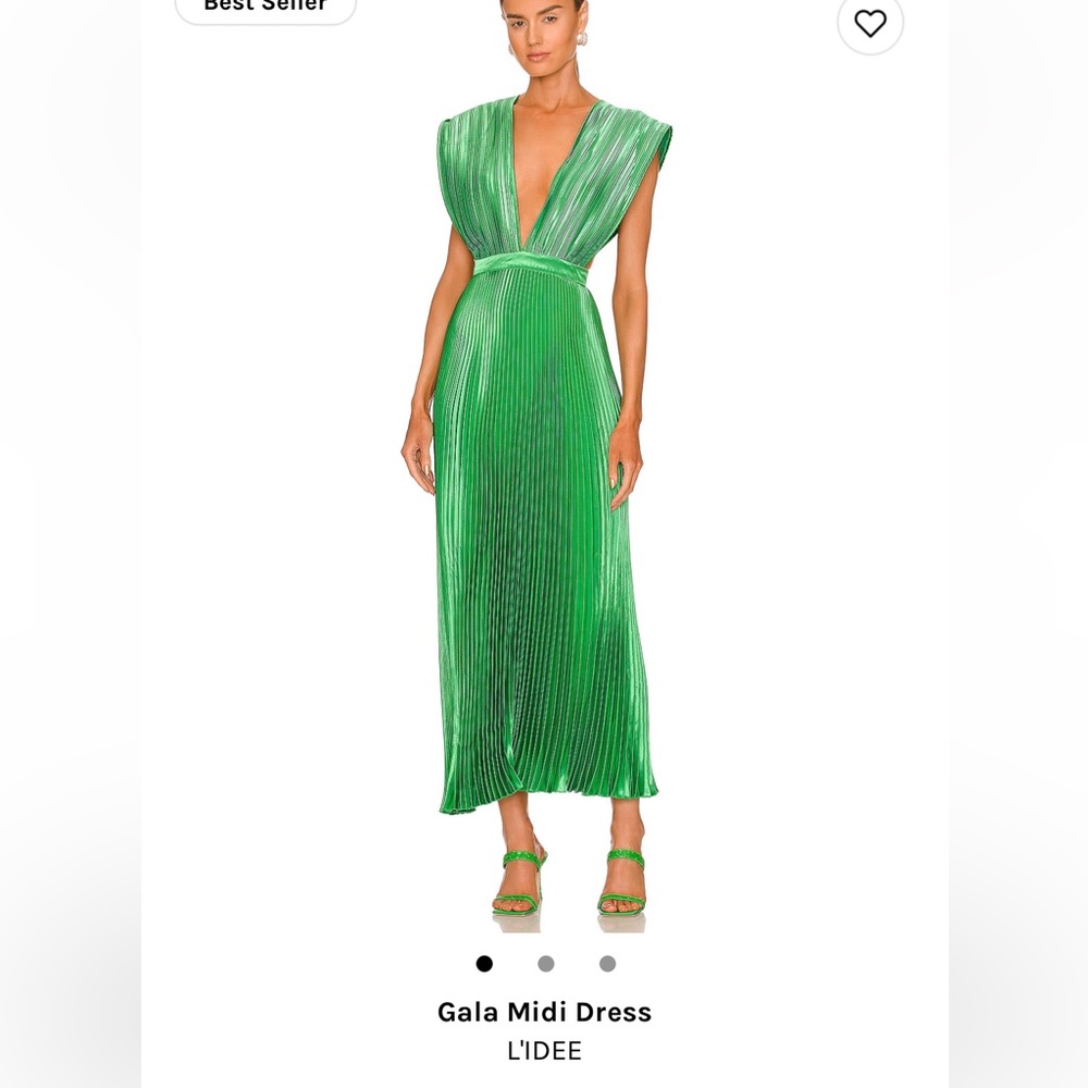 Green Gala Midi Dress